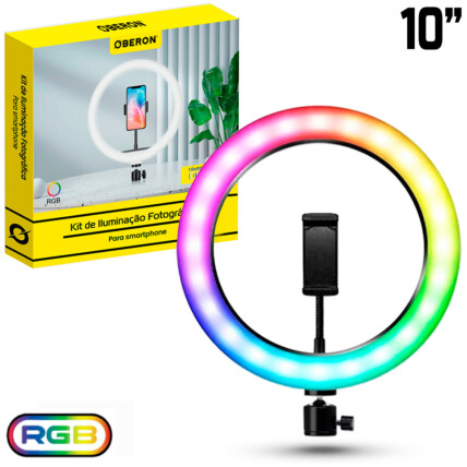 Iluminação LED para Fotos e Vídeos Profissional 7W OBERON - OR-PL03
